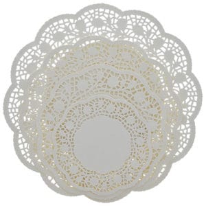 Christmas Dazzling Dollar Doilies at Dollar Tree Multipack Round Paper Doilies in Assorted Sizes