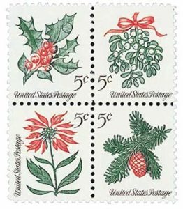 1964 Christmas 5¢ Stamps