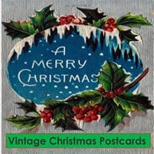 Vintage Christmas Postcards book
