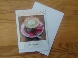 Hot Chocolate Blank Greetings Card StoryBookCafeGifts