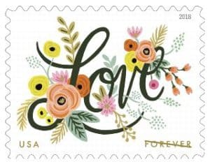  Love Flourishes First-Class Mail® stamp