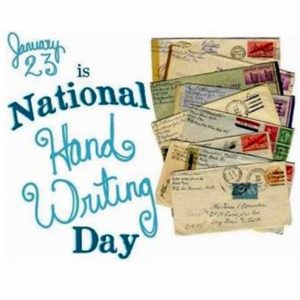 National Handwriting Day 2018