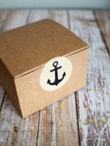 Anchor Brown Kraft Envelope Stickers