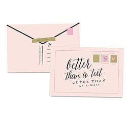 Better Than A Text Postcard Set by Ginger P. Designs