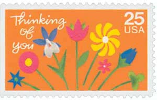 #2397 – 1988 25c Thinking of You US Stamp