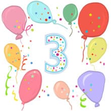 AnchoredScraps Third Year Blogging Daily Anniversary