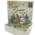 Read more about the article Happy Easter Postcard Decorative Wooden Box Signs