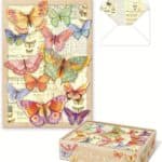 Punch Studio Die-Cut Butterfly Note Cards