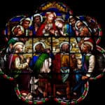 The Last Supper in stained glass dreamstime_xs_79323024