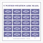 Read more about the article United States Air Mail Blue Forever Stamp