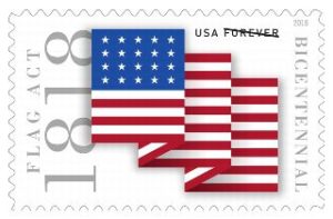 Flag Act of 1818 Stamp Bicentennial