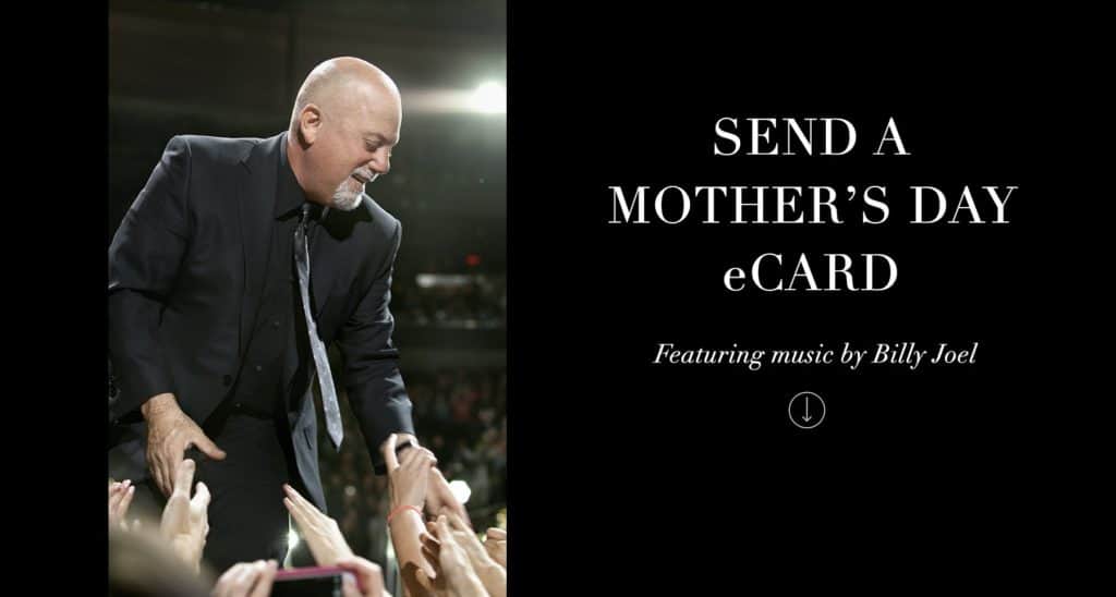 Mothers Day eCard Featuring Billy Joel