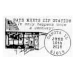 Date Meets Zip 61018 Pictorial Postmark