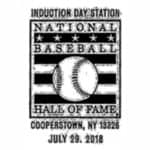 2018 Baseball Hall of Fame Pictorial Postmark