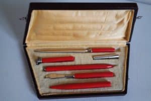 Vintage Bakelite Letter Writing Set