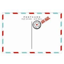 Idea Chic Airmail Postcard SALE