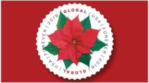 2018 poinsettia global forever stamp