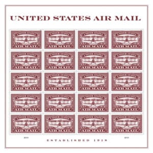 United States Air Mail Red Forever Stamp