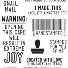 Checking Out Technique Tuesday Snail Mail Stamp Set
