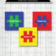 Creatively Using Thank You Puzzle Piece Printable