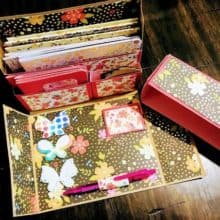 DeedersCraftyCorner Handmade Paper Stationery Gift Box & Notecards