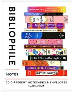 Bibliophile Notes 20 Different Notecards & Envelopes