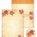 Great Papers Fall Leaves Self Mailer with seals