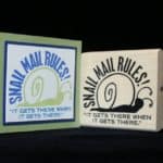 Snail Mail Rules Rubber Stamp