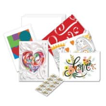 USPS Love Flourishes Vintage Notecards Stationery