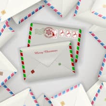 Giving a Year of Letters Christmas Gift Idea
