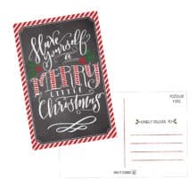 Christmas Postcard Set Great for Creating Bookmarks
