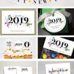 DIY Printable Happy New Year Card