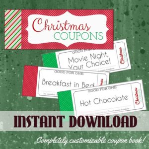 Printable Christmas Coupon Book