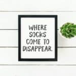 Where Socks Come To Disappear Laundry Room Decor huehome Etsy