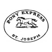 Pony Express Rubber Stamp by Terbear Collectibles