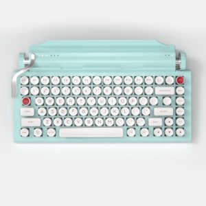 Mint QWERKYWRITER® S COLOR Typewriter Inspired Keyboard