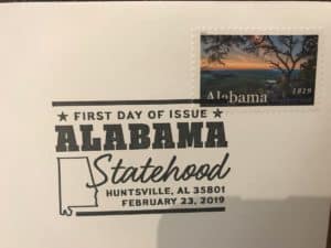 Alabama Statehood Forever Stamp First Day of Issue