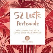 Moorea Seal 52 Lists Postcards Set Book