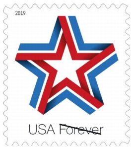 2019 Star Ribbon Forever Stamp Arriving March 22