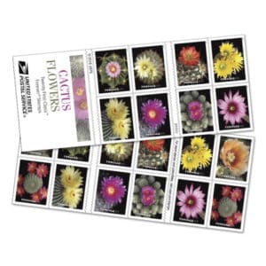 USPS Cactus Flowers 2019 Forever Stamp Booklets