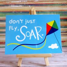 Breezy Kite Postcard & American Kitefliers Association (AKA) Calendar