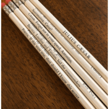 Ides of March and Julius Caesar Wrapped Pencil Set; Brando as Mark Antony, and The Godfather today’s date tie-ins
