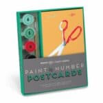 Knock Knock Office Supplies Paint-by-Number Postcards Kit