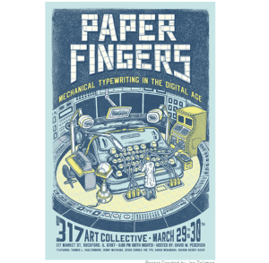 Paper Fingers Typewriter Event Mechanical Typewriting In The Digital Age