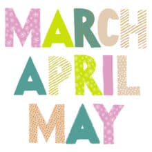 AnchoredScraps March 2019 Daily Blog Recap
