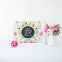 April Showers Bring May Flowers Printable