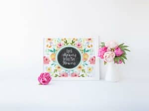 April Showers Bring May Flowers Printable Salt and Cove