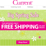 Read more about the article Current Spring Sale Free Shipping on All Orders this weekend