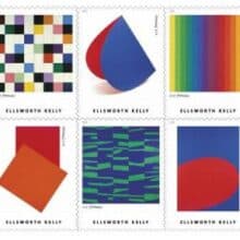 Ellsworth Kelly stamps arriving May 31, 2019