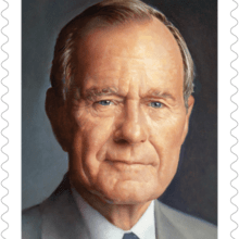 Upcoming June 12 Commemorative Forever Stamp Honoring former President George H.W. Bush Available for Preordering